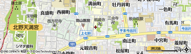 京都府京都市上京区突抜町501周辺の地図