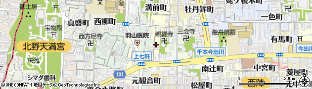 京都府京都市上京区突抜町502周辺の地図