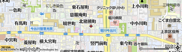 京都府京都市上京区北猪熊町313周辺の地図