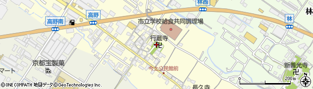 滋賀県栗東市高野414周辺の地図