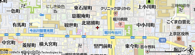 京都府京都市上京区北猪熊町311周辺の地図