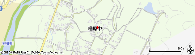岡山県美作市楢原中556周辺の地図