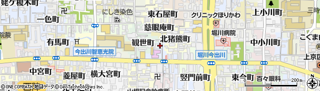 京都府京都市上京区元伊佐町271周辺の地図