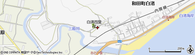 千葉県南房総市和田町白渚1196周辺の地図