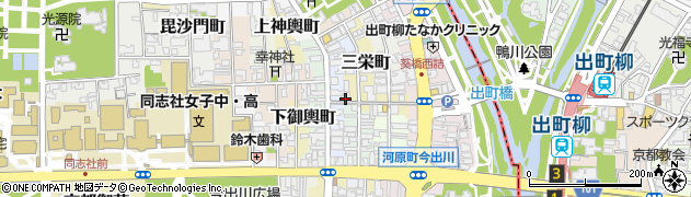 ダイソー京都出町店周辺の地図