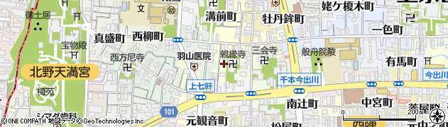 京都府京都市上京区突抜町505周辺の地図