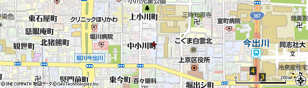 京都府京都市上京区北兼康町周辺の地図
