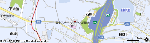愛知県大府市長草町（茶臼）周辺の地図