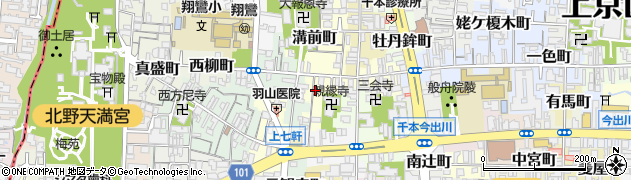 京都府京都市上京区突抜町506周辺の地図