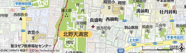 京都府京都市上京区社家長屋町周辺の地図
