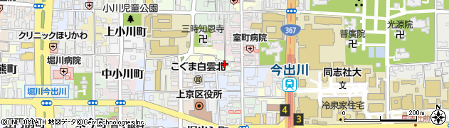 京都府京都市上京区蒔鳥屋町周辺の地図