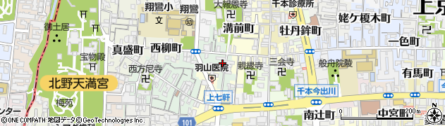 京都府京都市上京区東柳町532周辺の地図