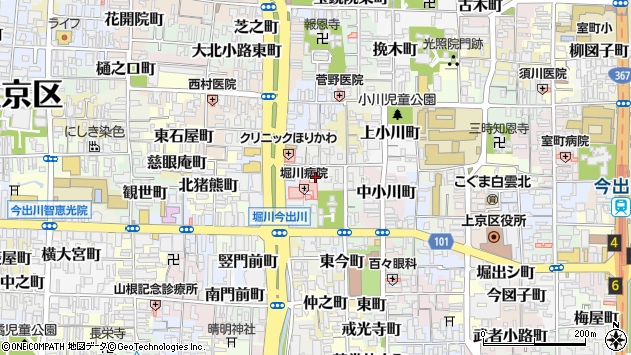 〒602-0059 京都府京都市上京区実相院町の地図