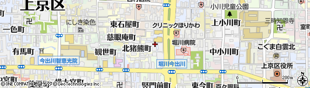 京都府京都市上京区北舟橋町周辺の地図