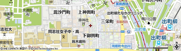京都府京都市上京区幸神町286周辺の地図