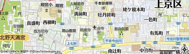 京都府京都市上京区風呂屋町71周辺の地図