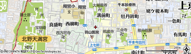 京都府京都市上京区東柳町535周辺の地図