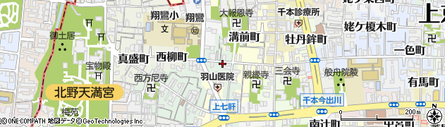 京都府京都市上京区東柳町536周辺の地図