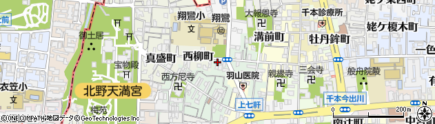 京都府京都市上京区東柳町548周辺の地図