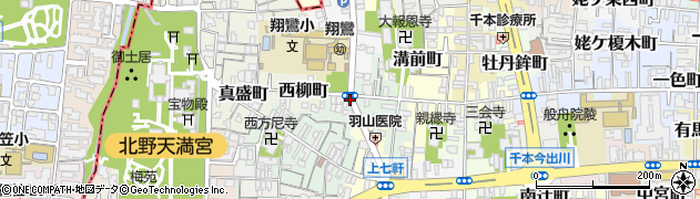 京都府京都市上京区東柳町周辺の地図