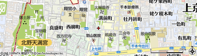 京都府京都市上京区東柳町566周辺の地図
