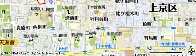 京都府京都市上京区風呂屋町77周辺の地図