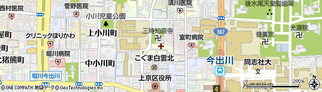 京都府京都市上京区中御霊図子町周辺の地図