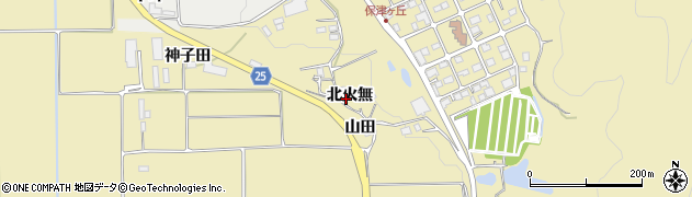 京都府亀岡市保津町北火無周辺の地図