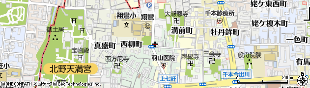 京都府京都市上京区東柳町556周辺の地図