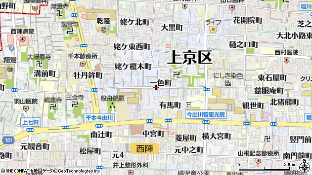 〒602-8471 京都府京都市上京区一色町の地図