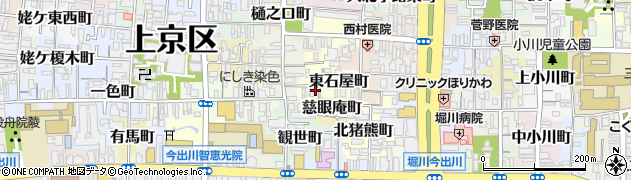 京都府京都市上京区西石屋町742周辺の地図