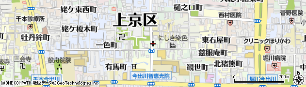 佐々木染織株式会社　智恵光院店周辺の地図