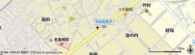 株式会社イデキュー　セルフ豊田竹元町ＳＳ周辺の地図