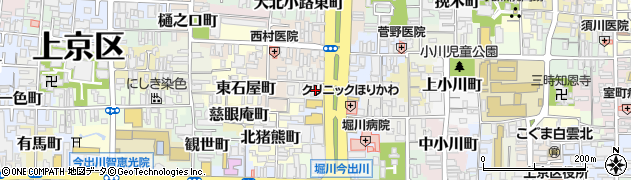 滋賀石油株式会社　西陣給油所周辺の地図