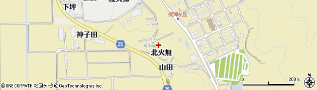 京都府亀岡市保津町（北火無新田）周辺の地図