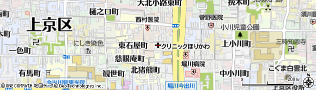京都府京都市上京区山名町周辺の地図