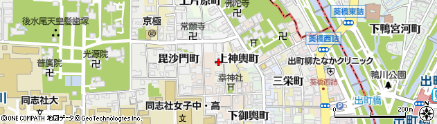 京都府京都市上京区松之木町周辺の地図