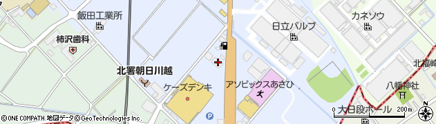 桑名三重信用金庫朝明支店周辺の地図