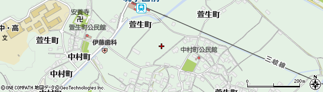 三重県四日市市中村町周辺の地図