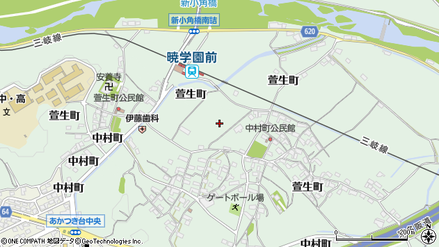 〒512-8044 三重県四日市市中村町の地図