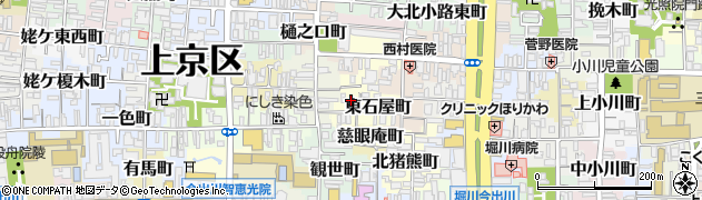 京都府京都市上京区西石屋町739周辺の地図