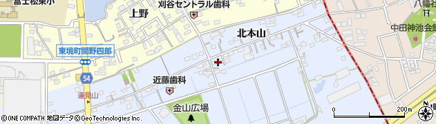 愛知県刈谷市一里山町北本山73周辺の地図
