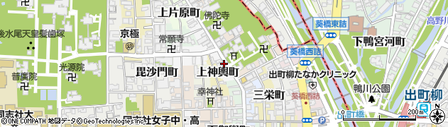 京都府京都市上京区本満寺前町周辺の地図