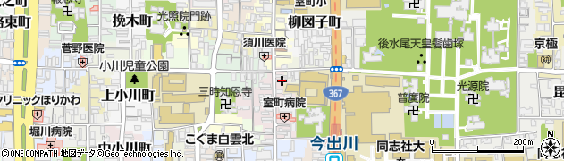 京都府京都市上京区裏築地町73周辺の地図