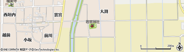 京都府亀岡市河原林町勝林島岩傳4周辺の地図