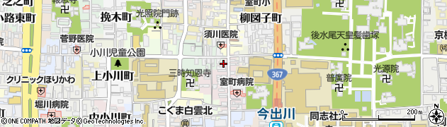京都府京都市上京区裏築地町70周辺の地図
