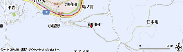 愛知県岡崎市宮石町（御用田）周辺の地図