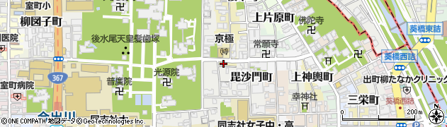 京都府京都市上京区薮之下町432周辺の地図