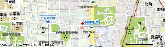 ローソン京都平野神社前店周辺の地図