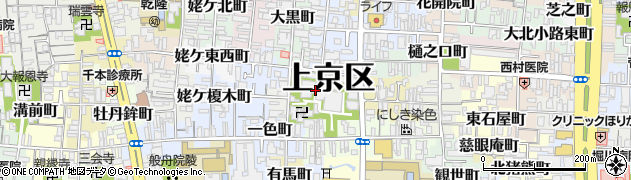 京都府京都市上京区紋屋町周辺の地図